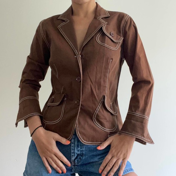 Other Jackets & Blazers - Brown vintage jacket size small